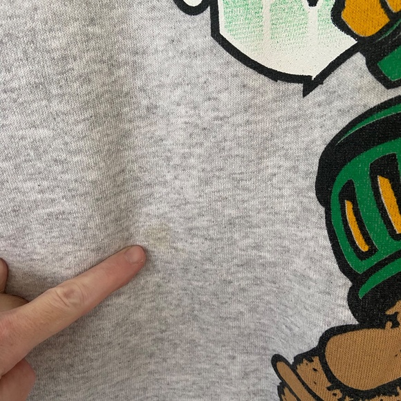 Vintage 90s Michigan State Sweatshirt Mens 2XL Spartans NCAA University College - Picture 6 of 14